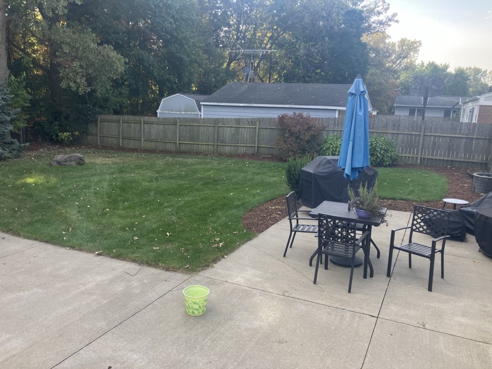 Complete backyard lawn and patio makeover in Ann Arbor MI